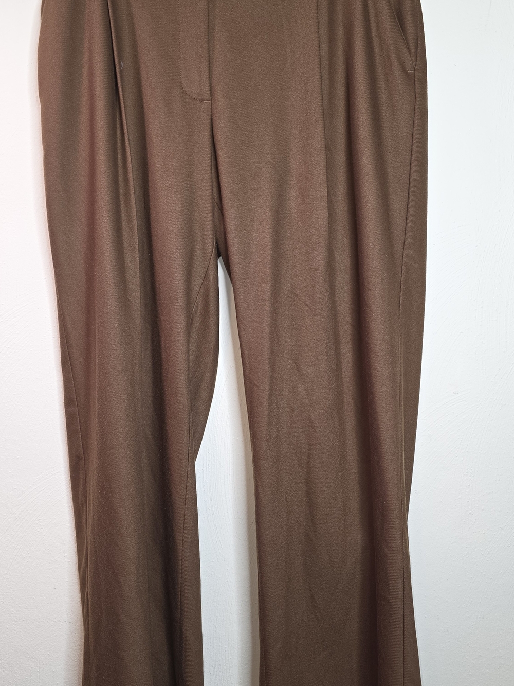 J. Jill Brown Elastic-Waist Straight Pants